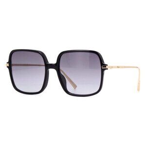 A0573Z New CHOPARD Black Square SCH300N 0700 Sunglasses Women